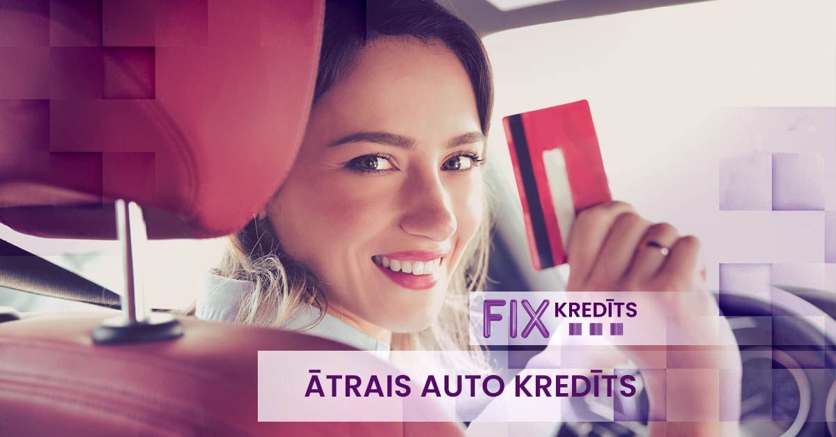 bilde ātrais auto kredīts