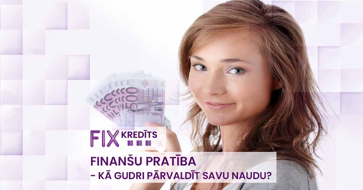 bilde finanšu pratība - kā gudri pārvaldīt savu naudu
