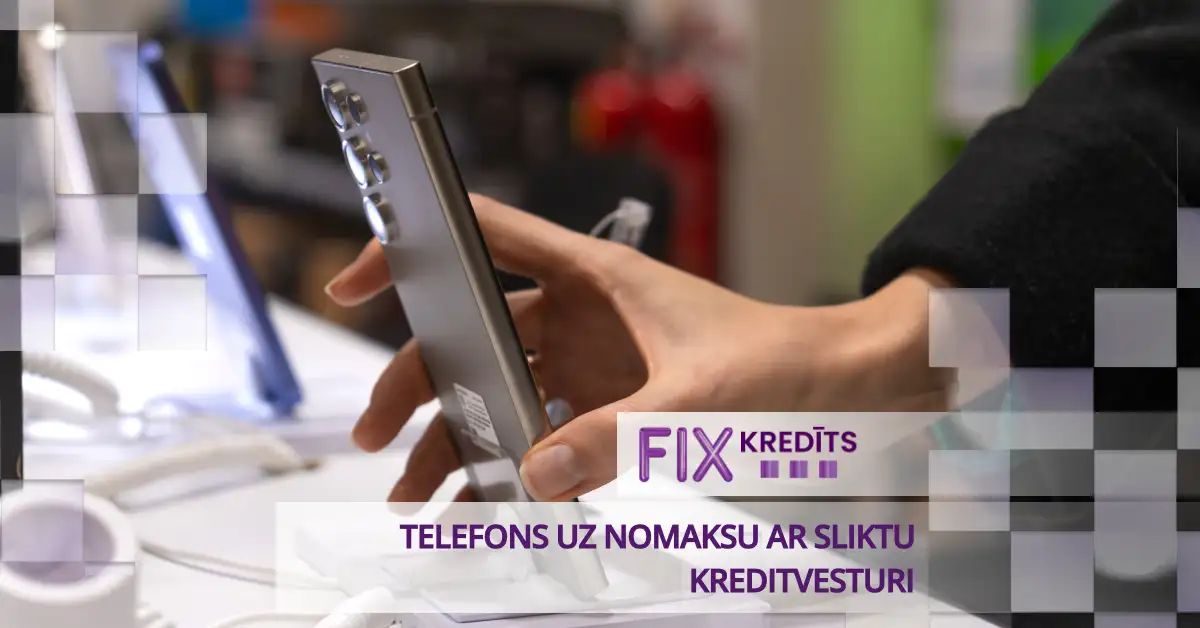 bilde telefons uz nomaksu ar sliktu kredītvēsturi - kādas ir iespējas?