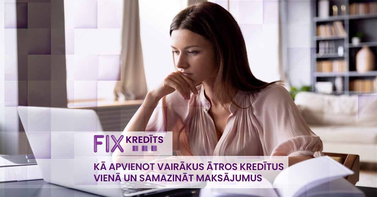 bilde kā apvienot vairākus ātro kredītus vienā un samazināt maksājumus