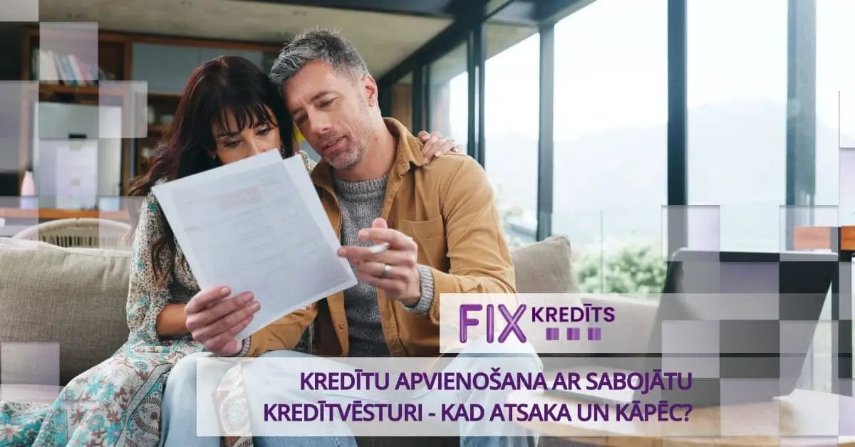 bilde kredītu apvienošana ar sabojātu kredītvēsturi - kad atsaka un kāpēc?